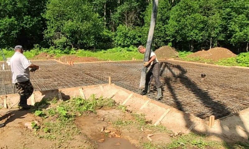 Фундамент Монолитная плита