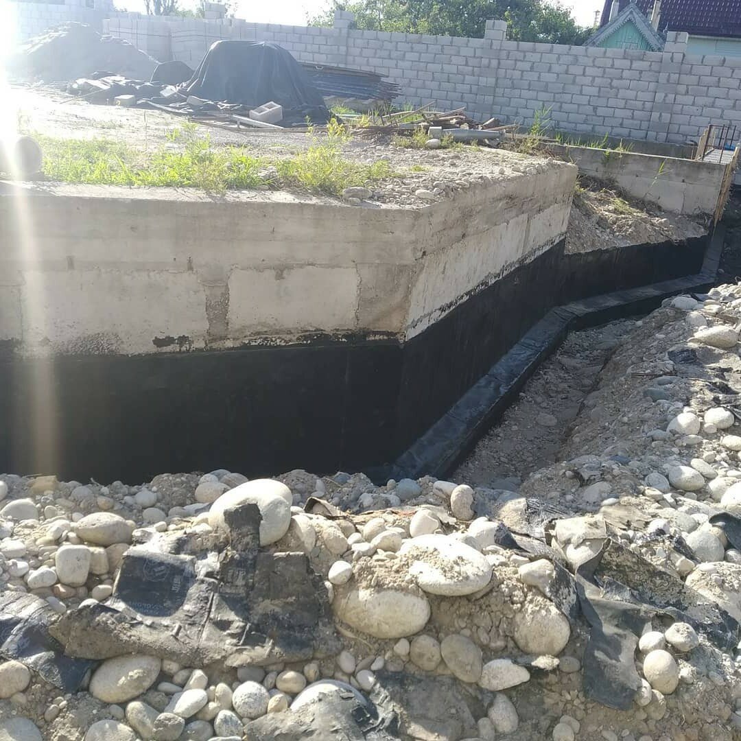 Гидроизоляция фундамента