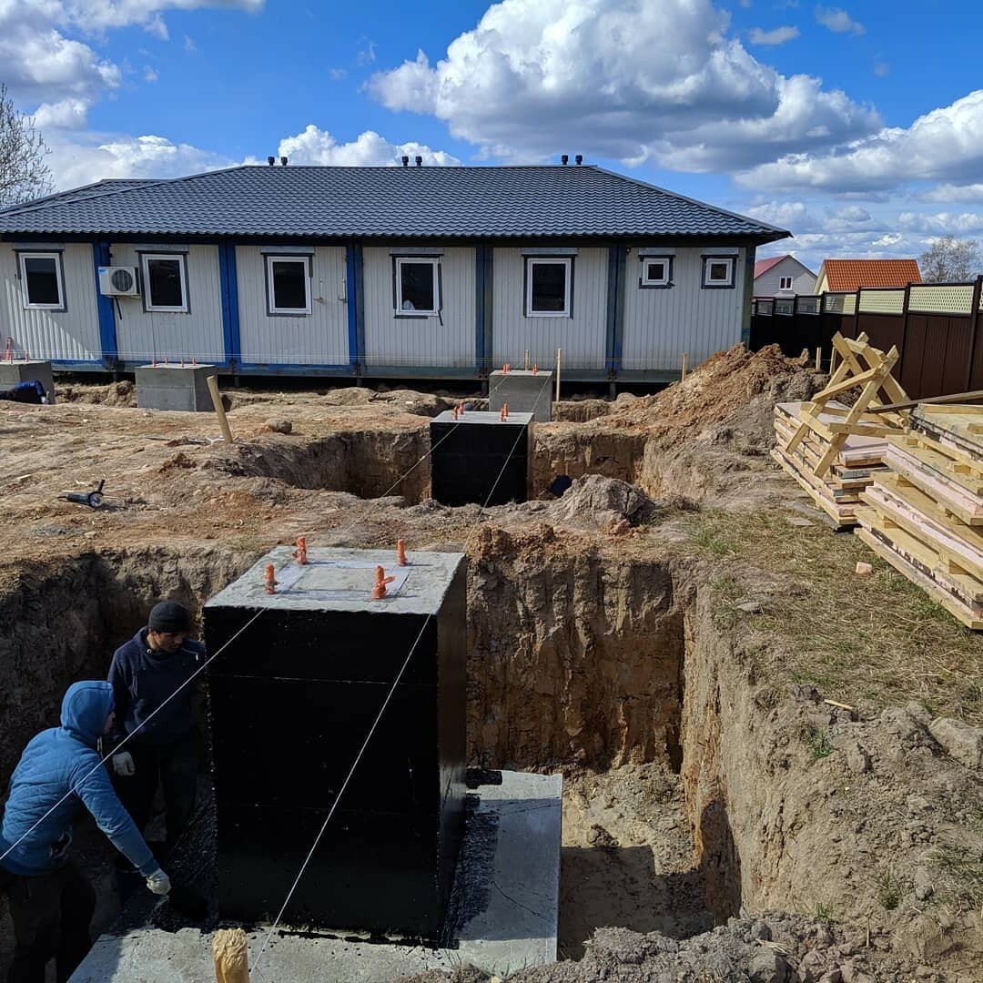 Опорно-столбчатый фундамент