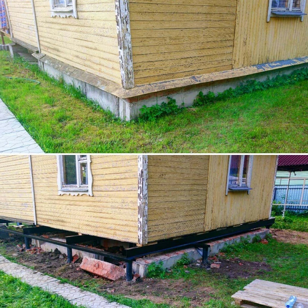 Замена фундамента