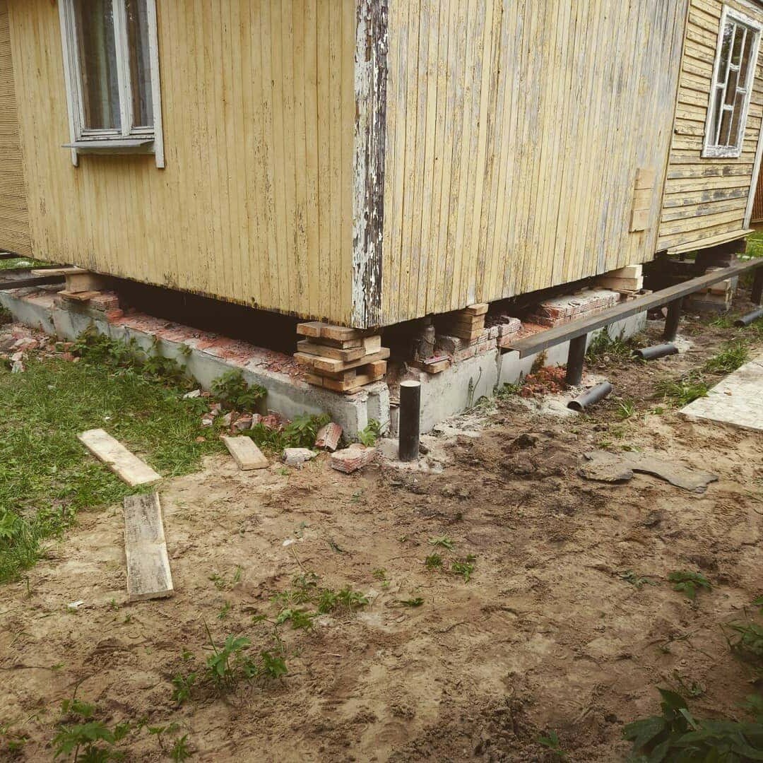 Замена фундамента