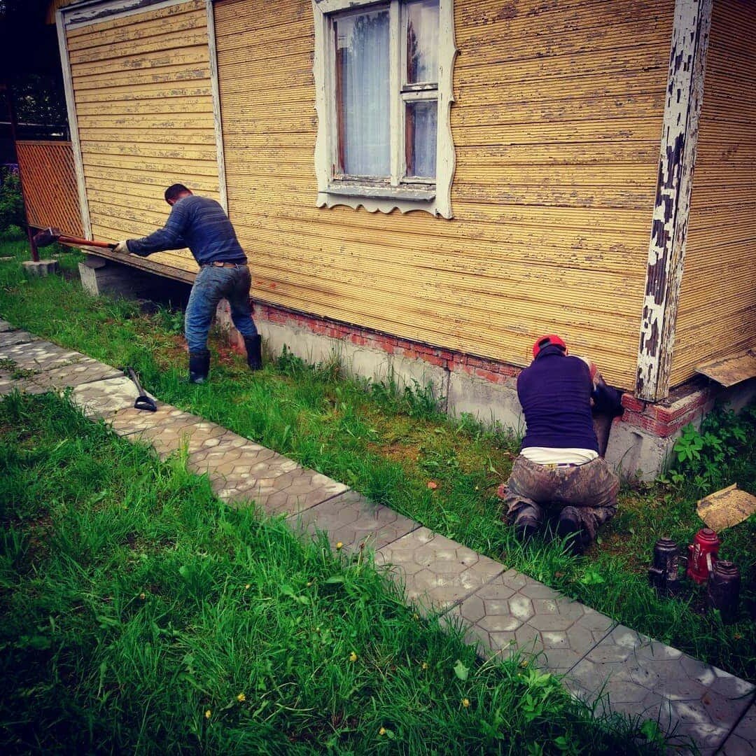 Замена фундамента
